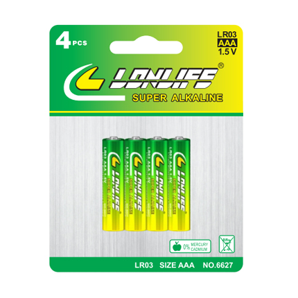堿性（xìng）電池LR03 AAA1.5V