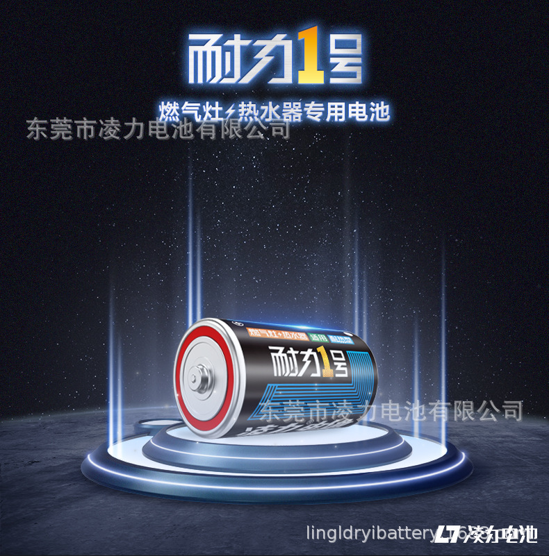 1號高容量耐力王電池，熱（rè）水器專用，灶具專用，大號，R20P